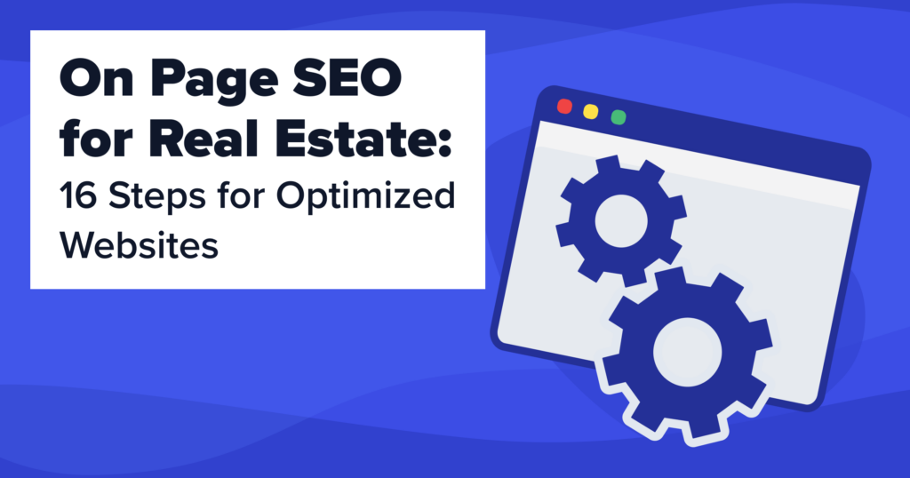 On-page optimization for real estate - featured image
