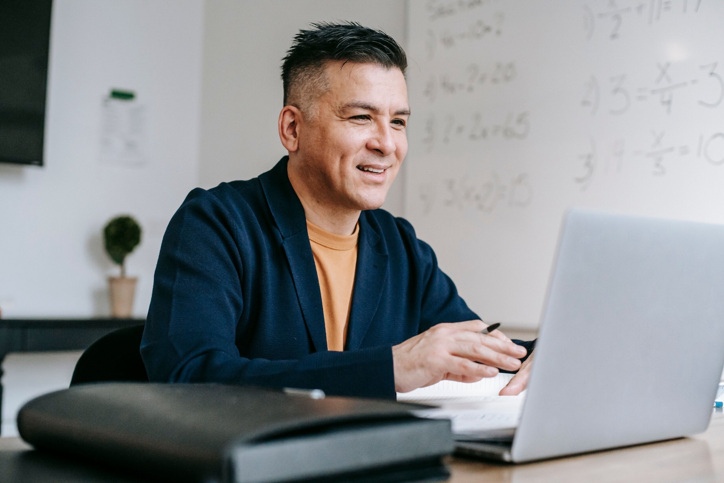 small business owner considering SEO services