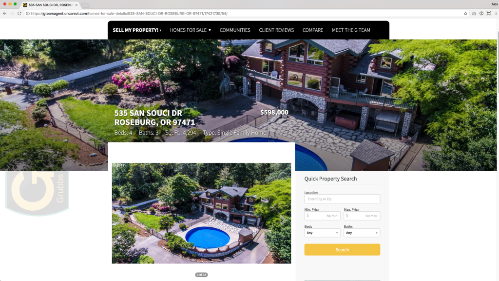 AgentCarrot easily allows you to list your properties. 