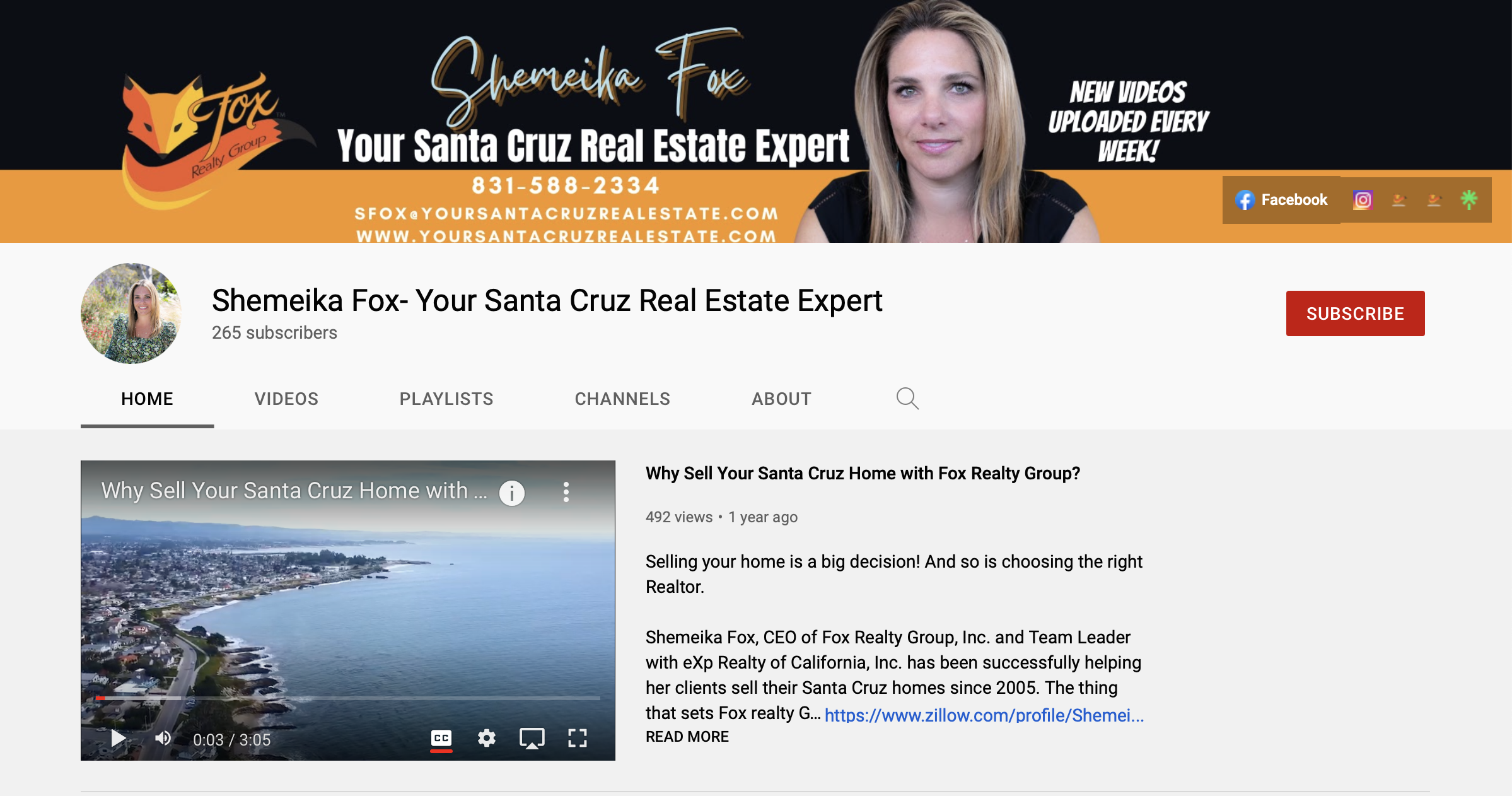 real estate branding on YouTube