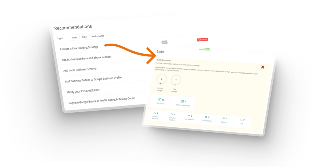 SEO report recommendations