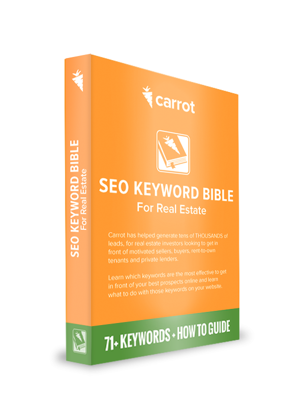 Carrot's SEO keyword bible for real estate