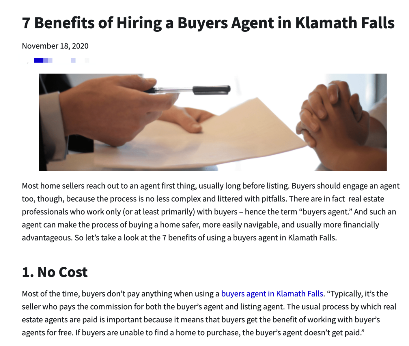 seo for real estate agents engaging content