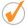 circled checkmark