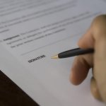 signing a purchase contract to sell a house