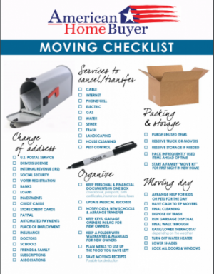 American Home Buyer Moving Checklist