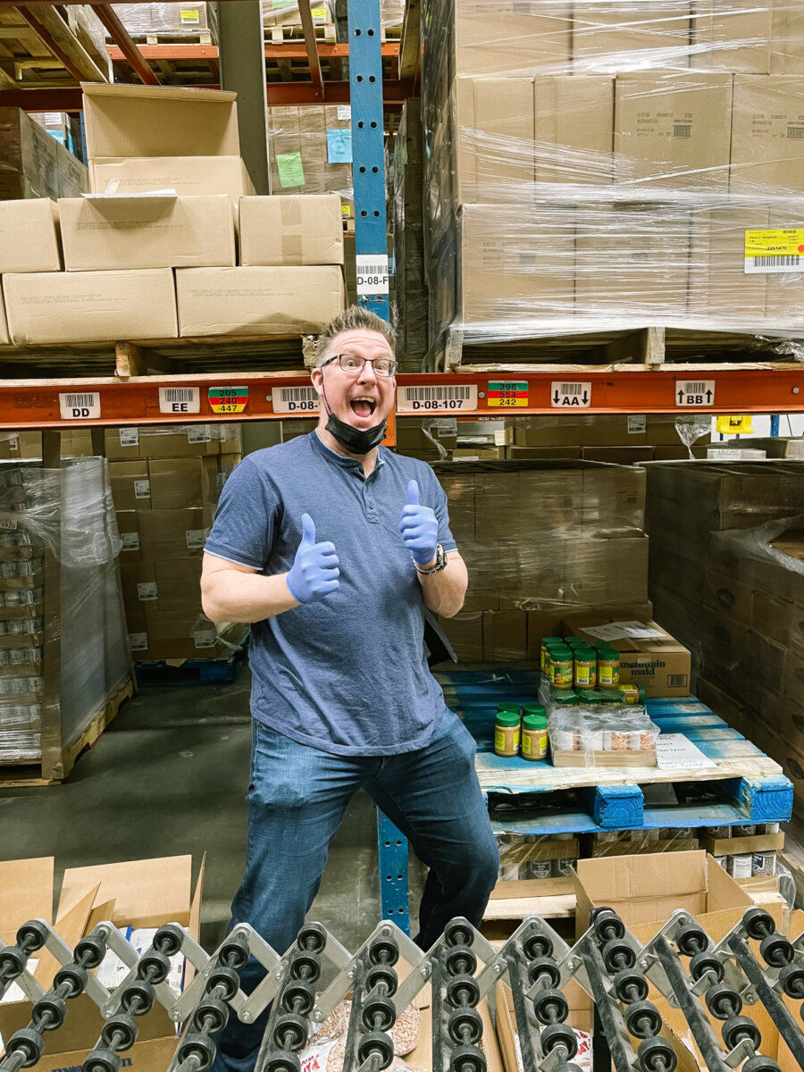 Houston Food Bank employee