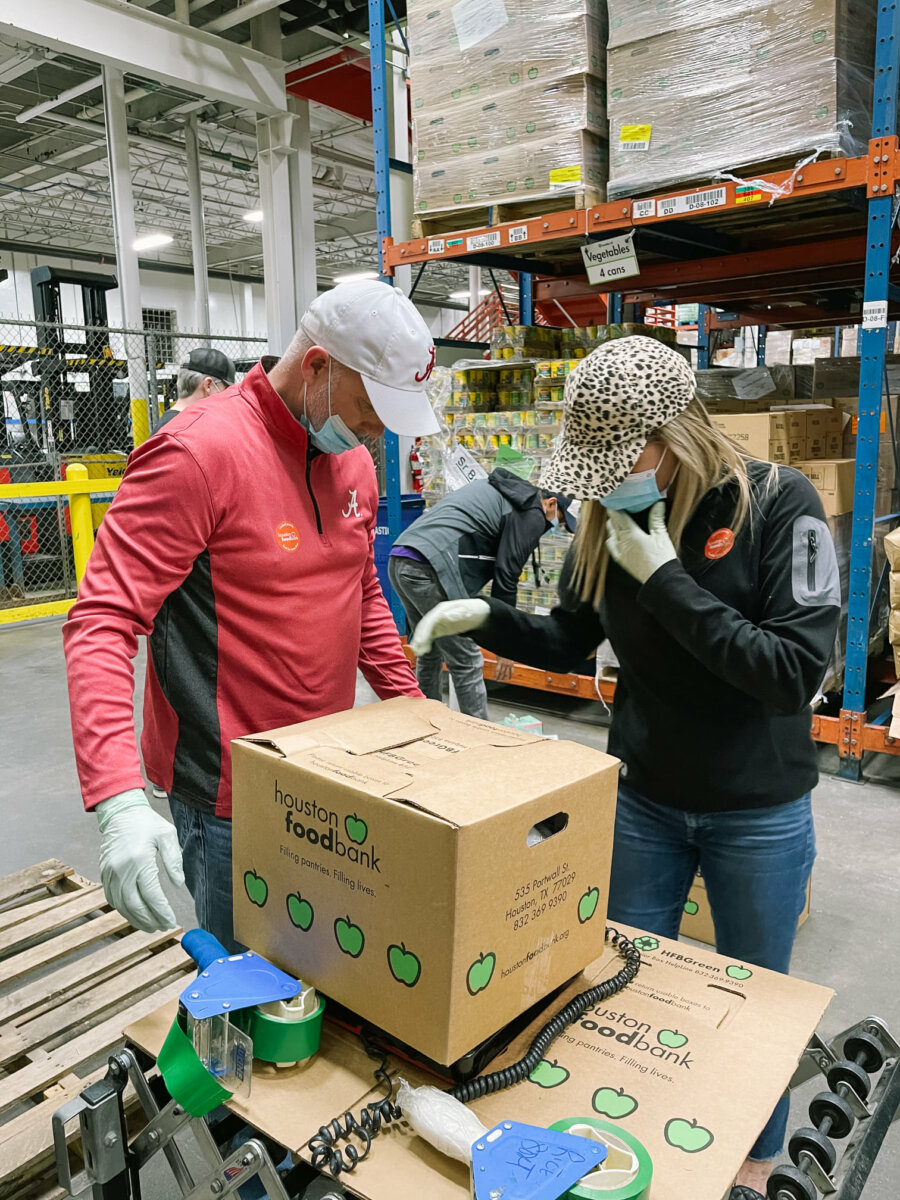 Houston Food Bank employees