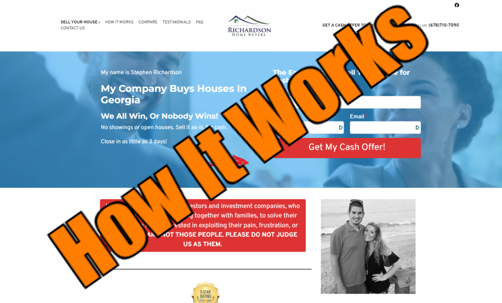 sell my house fast Rockmart Georgia - how it works