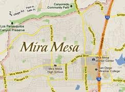 mira mesa homes map