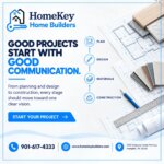 Construction Project Communication in Memphis, TN | HomeKey Home Builders