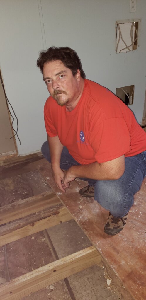 repairing a mobile home