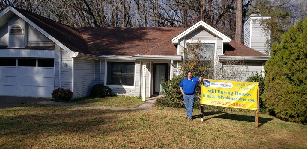 Sell your house that needs repairs and buy a new house like this military family.