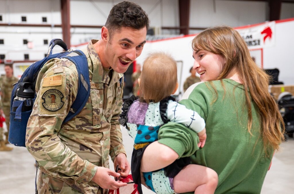 Military relocation in Robins AFB