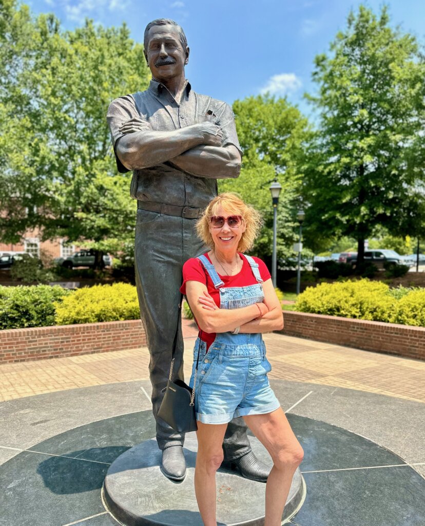 10 foot staute of Dale Earnhardt