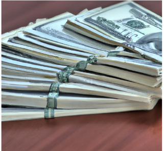 stack of cash