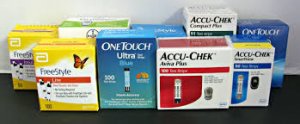 Picture of diabetic strips