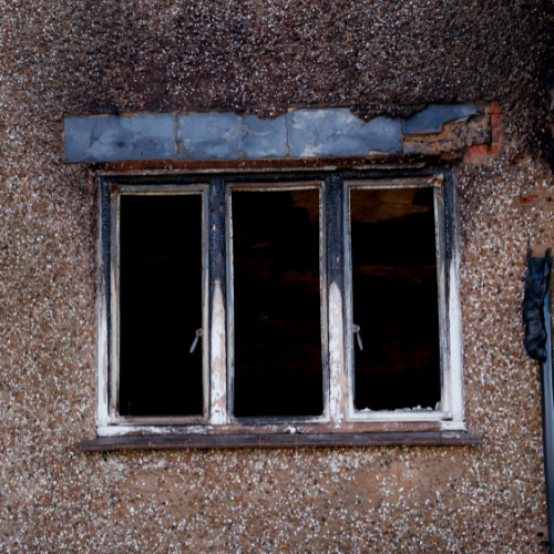 For Sale Property Fire Damagaed