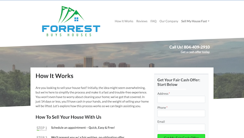 Learn more about how Forrest Buys Houses works