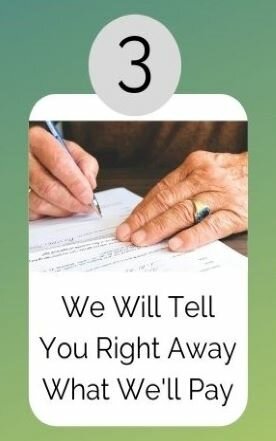 step 3 sell a house during the holidays man signing a contract