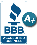 Better Business Bureau logo A+ rating