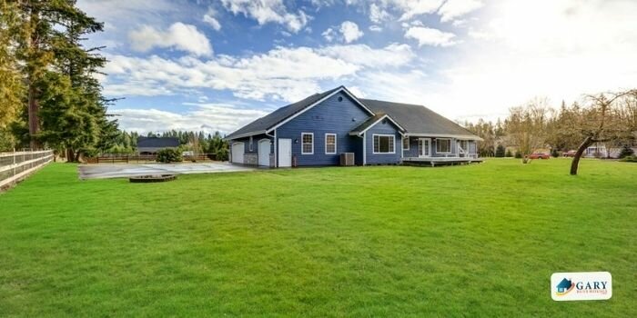 A house with a lot of land
