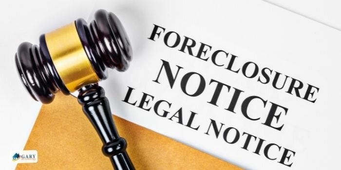 Foreclosure notice document