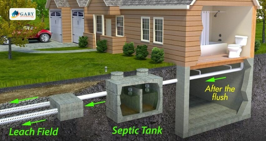 A Utah house with a pump septic tank system