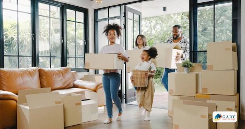 New home owner moving in to their new house