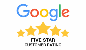 A picture of Google 5 Star reviews referring to Local Honest Homebuyer having amazing customer service and taking good care of their clients