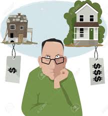 Image of two houses, one in bad shape, which is worth less, and the other in better shape which is worth more so condition of property affects its value
