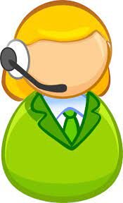 woman customer service rep