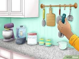 image of common kitchen counter items
