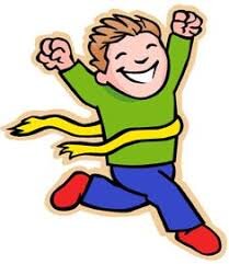 boy finishing race