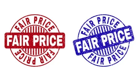 fair price sign