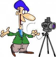 man taking a picture