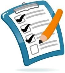 image of a checklist with a pencil marking off some of the items