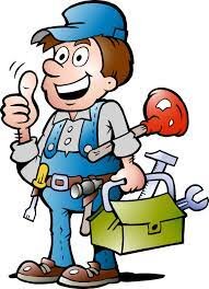 Plumber with all this tools, ready to work
