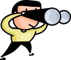 image of a man holding binoculars