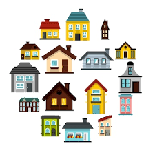 image of lots of houses as if, hard to choose which one