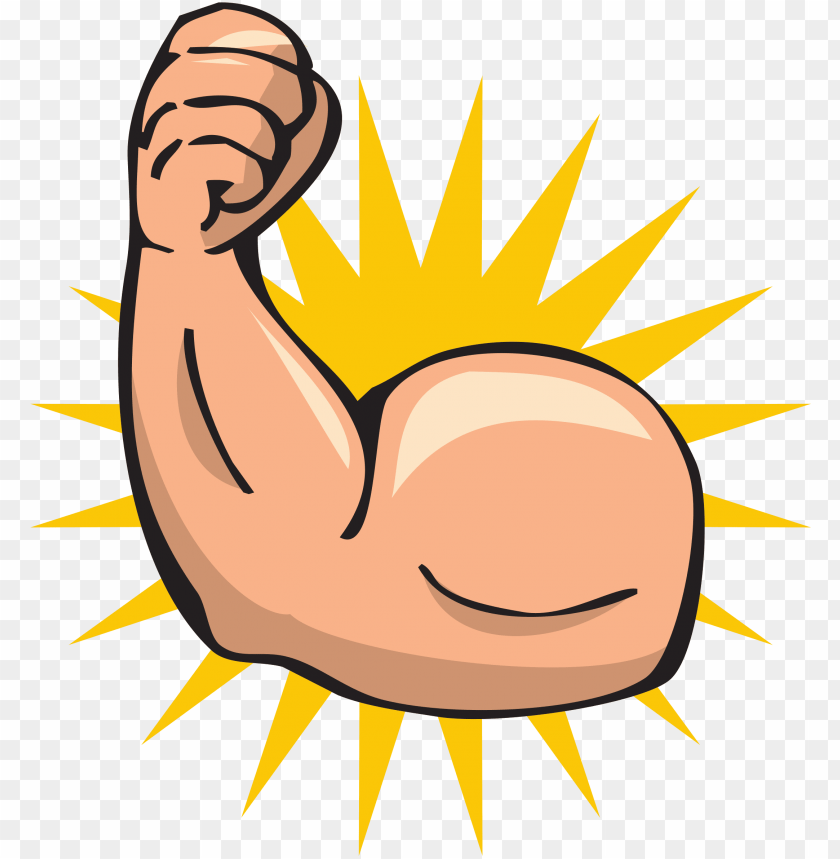 a flexing arm showing to be firm