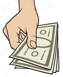 Someone offer cash, in reference to buying real estate
