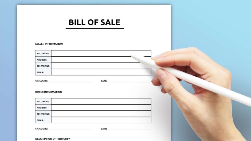 bill of sale