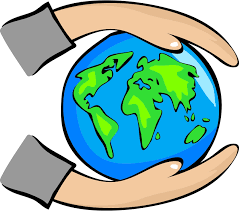 hands kindly holding the earth referring to being environmental