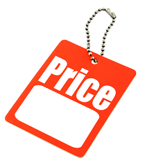 red price tag