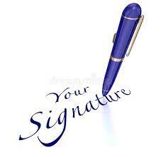 Signatures