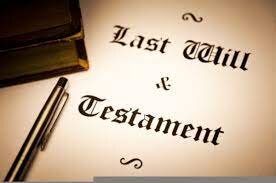 image of a will and testament