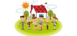 image of children in front of a house referring to multiple beneficiaries