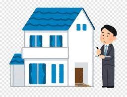 man standing next to a house writing down what looks like his opinion of value or appraisal.