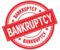 image with the word "bankruptcy" on it